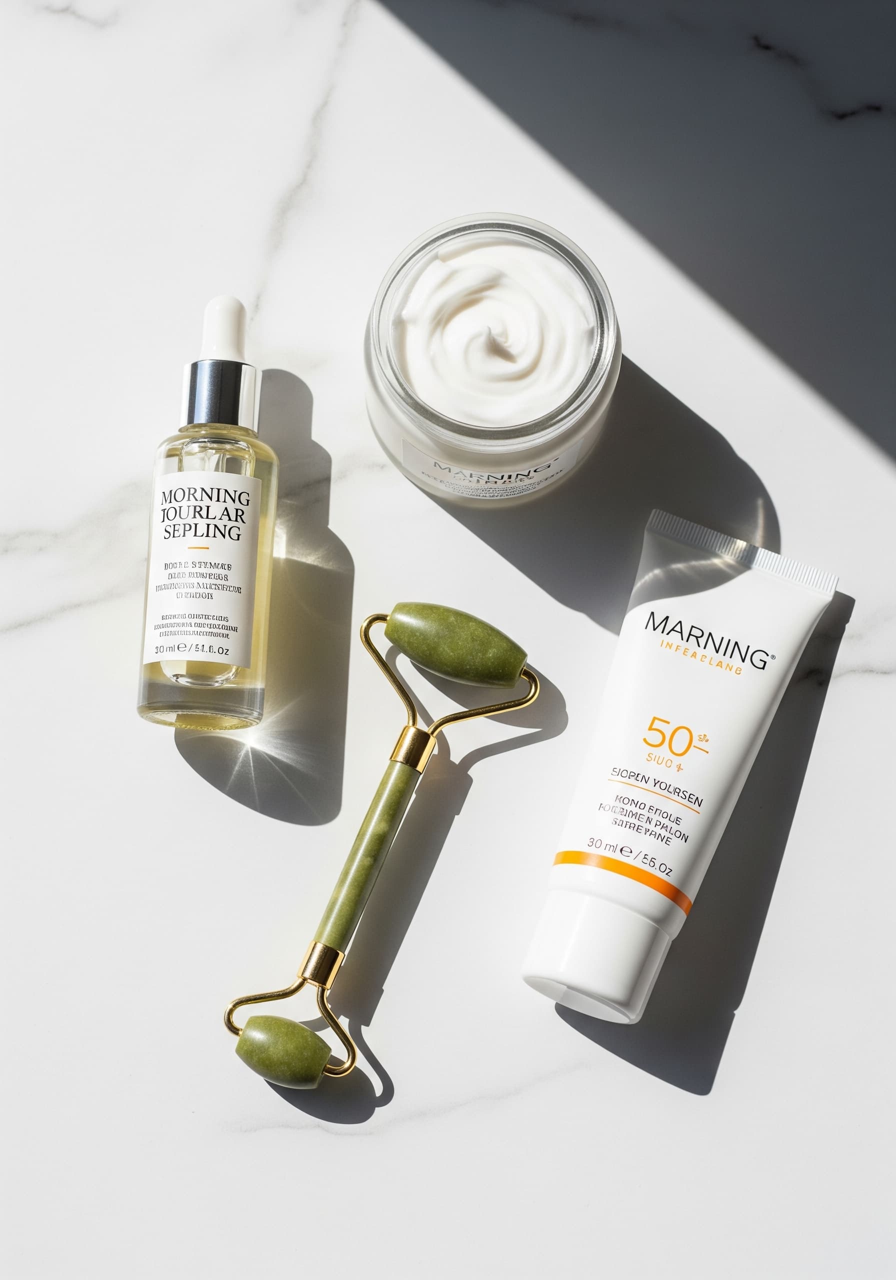 Rutina matutina de skincare para piel radiante