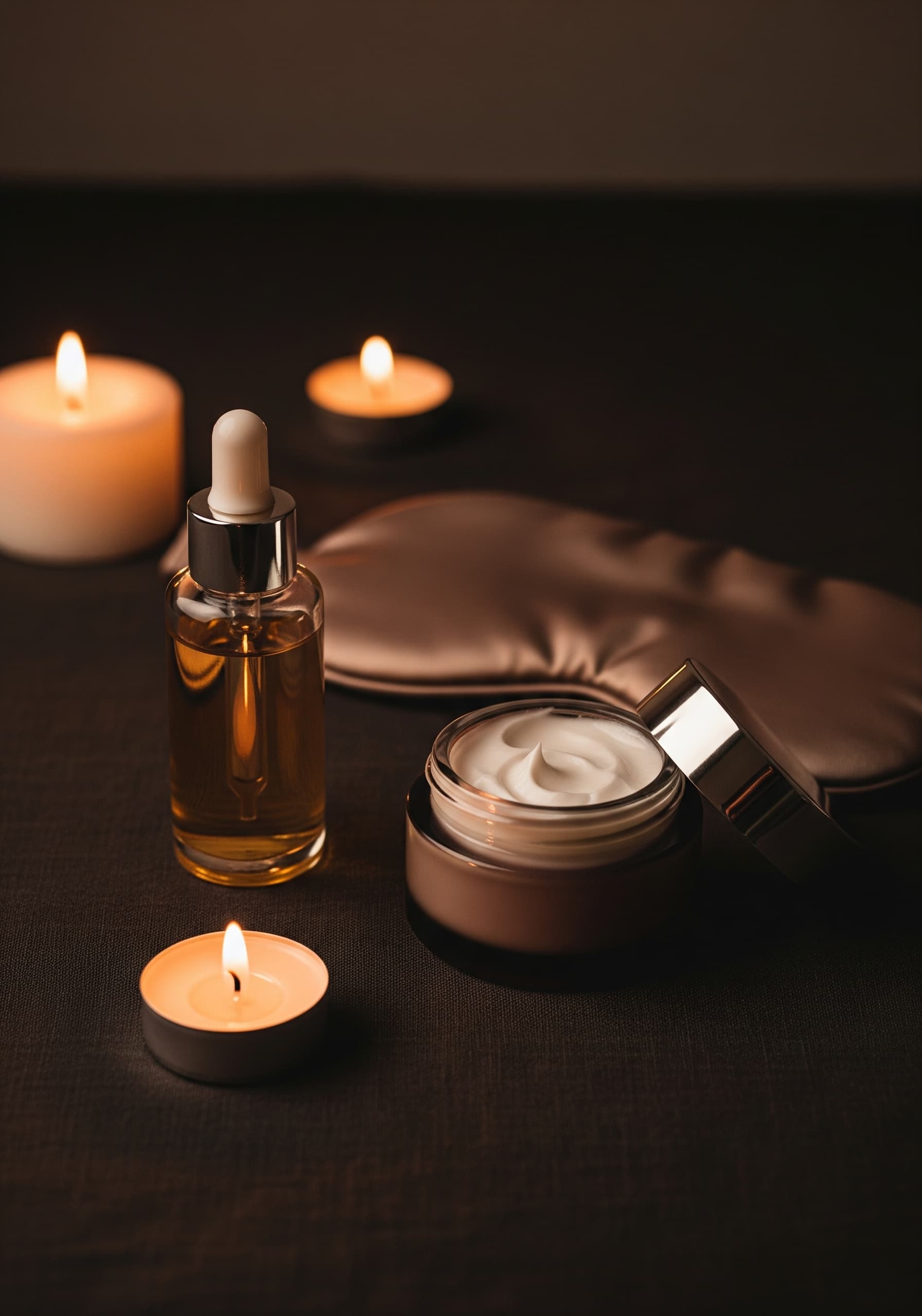 Rutina nocturna de skincare para reparación nocturna