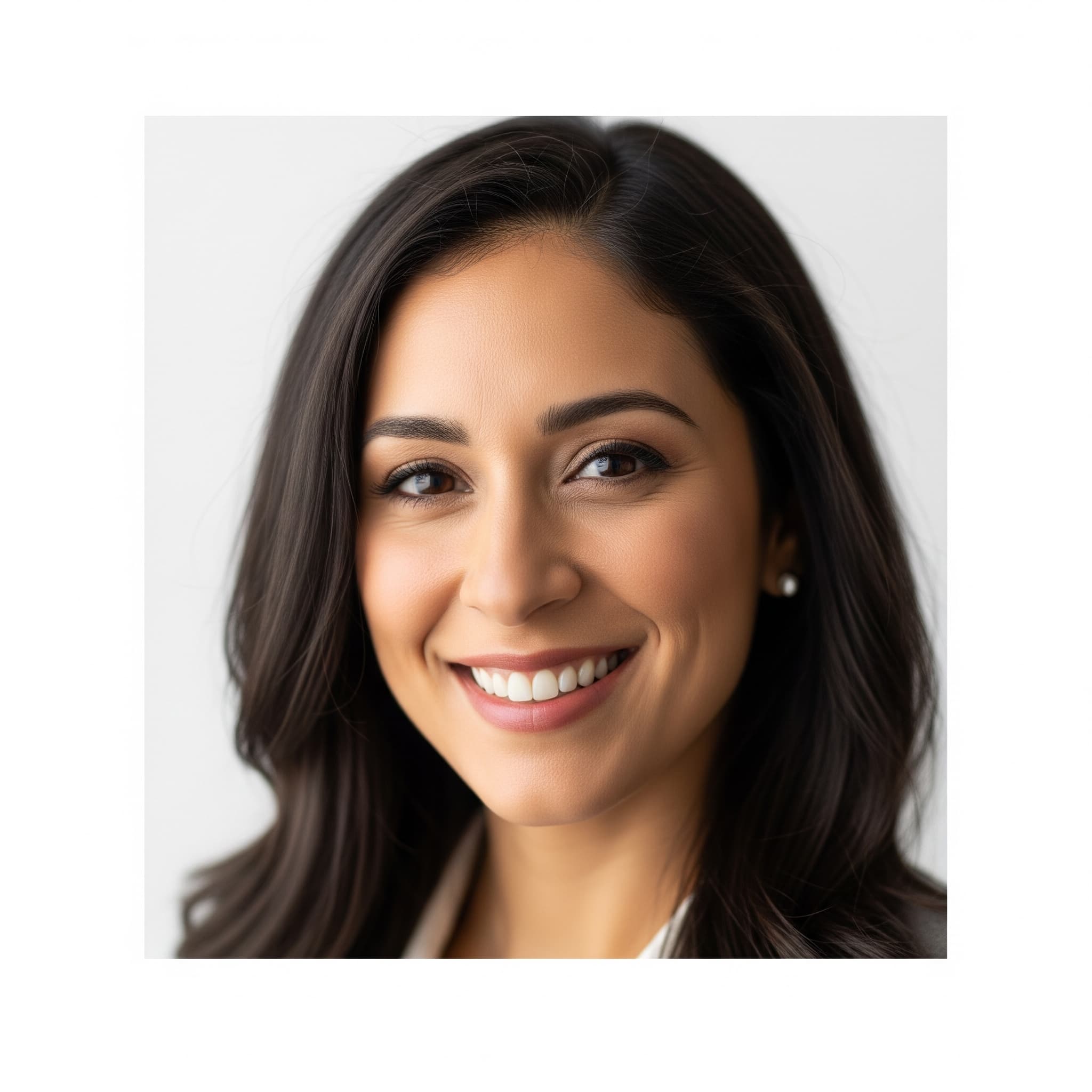 Testimonio de cliente sonriente